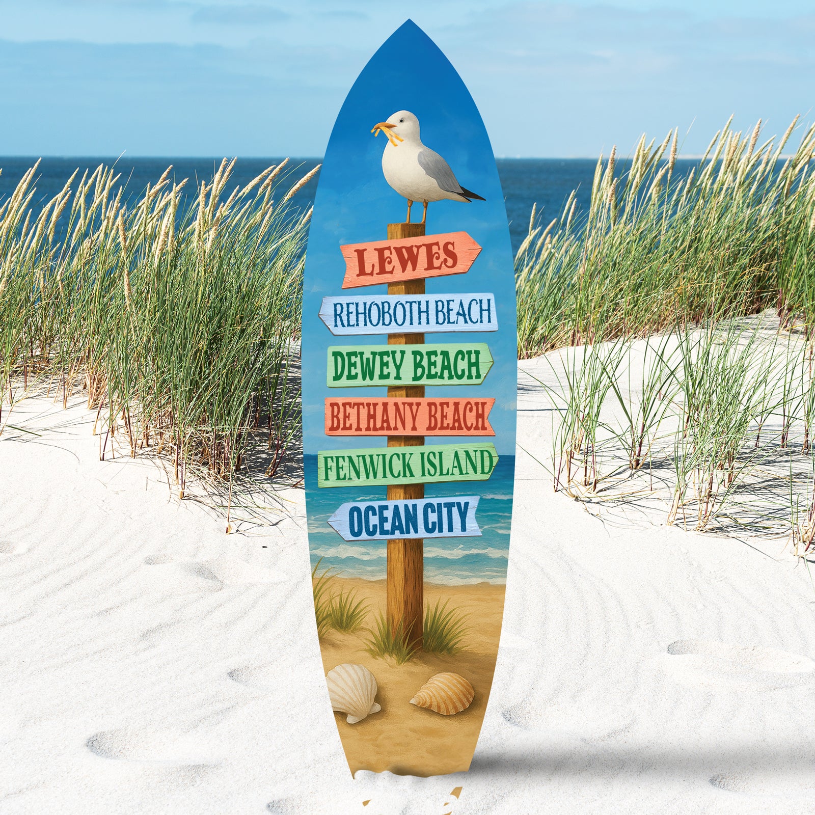 Delaware Beaches Surfboard Lewes, Rehoboth, Bethany, Dewey, Fenwick & Ocean City