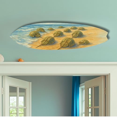 Horseshoe Crab Surfboard Wall Art