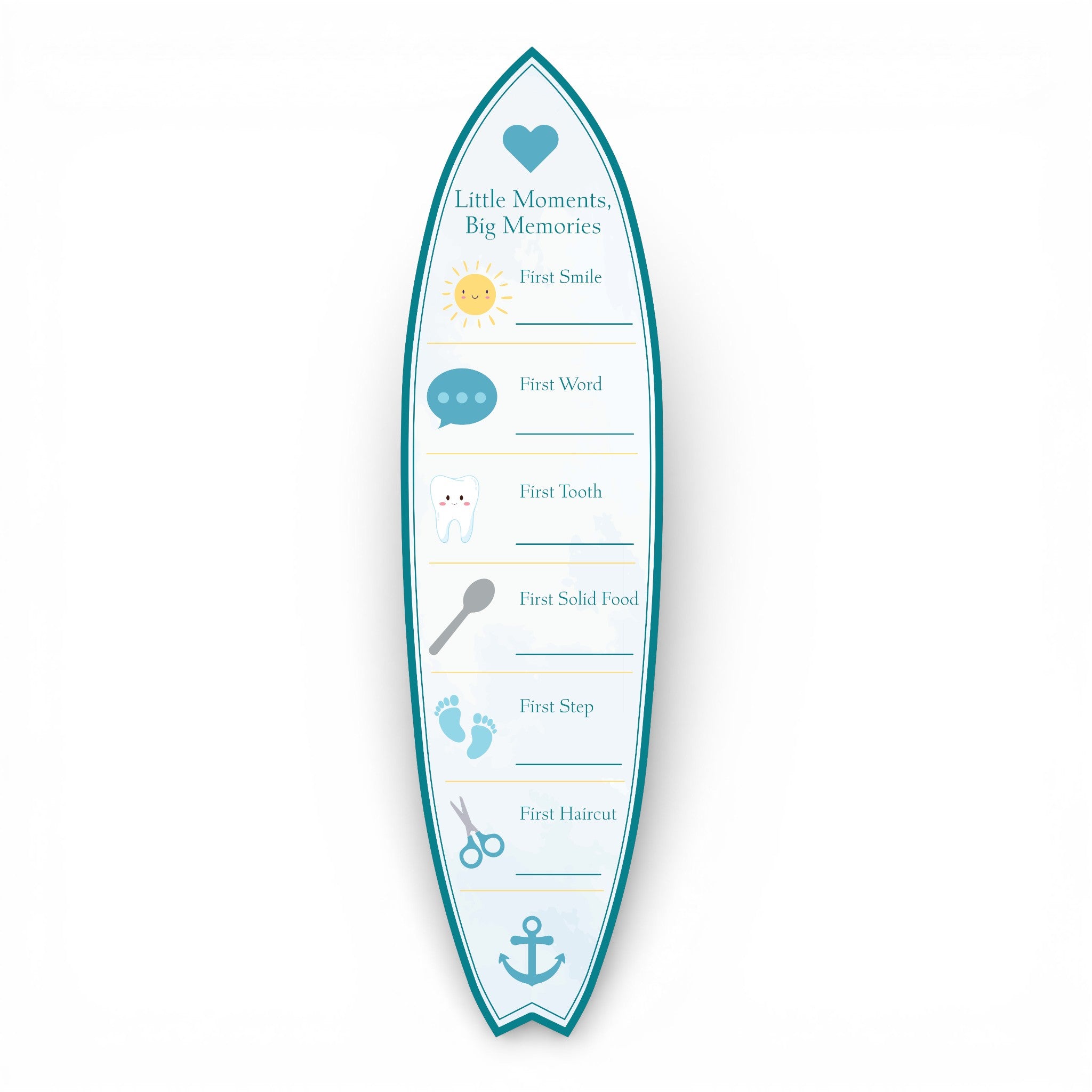 Baby Milestone Surfboard