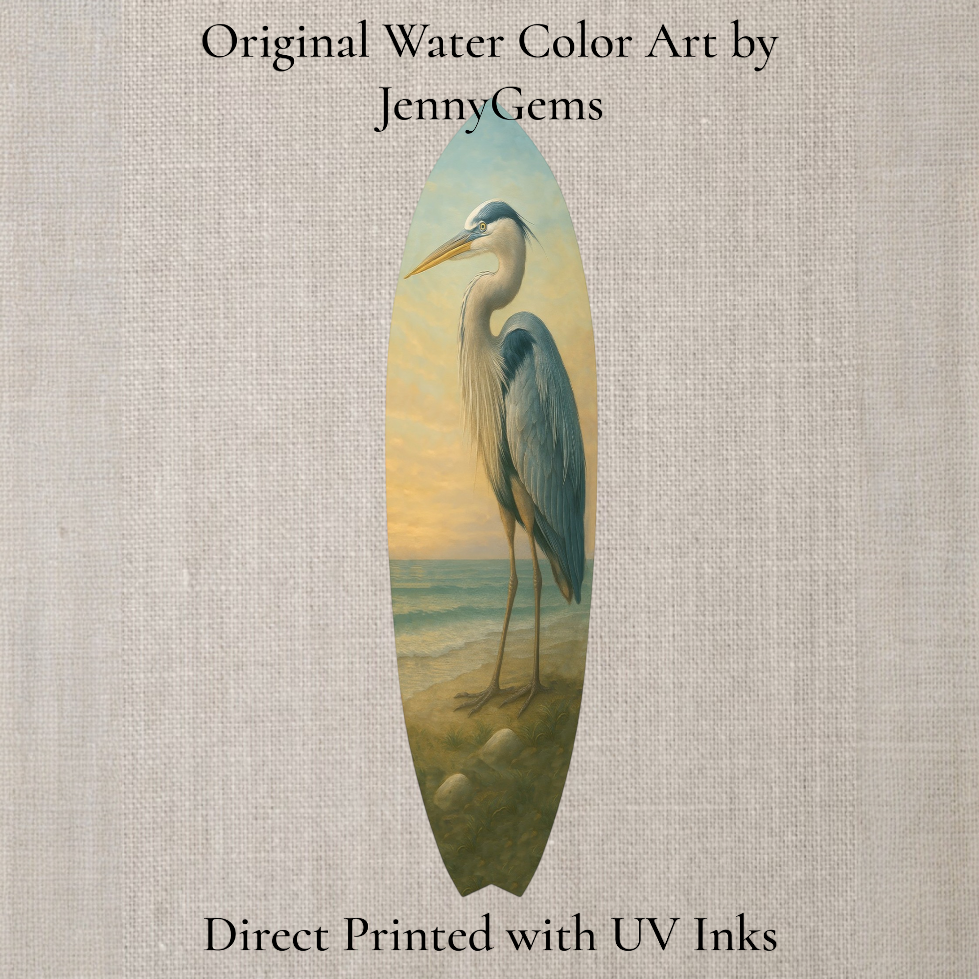 Egret Heron Surfboard