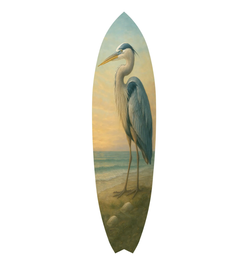 Egret Heron Surfboard