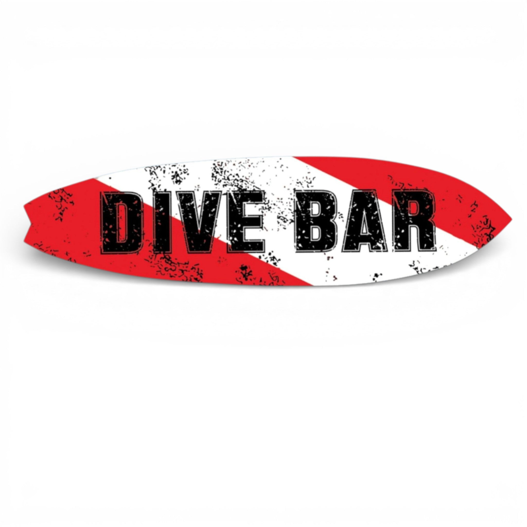 Dive Bar Surfboard Sign