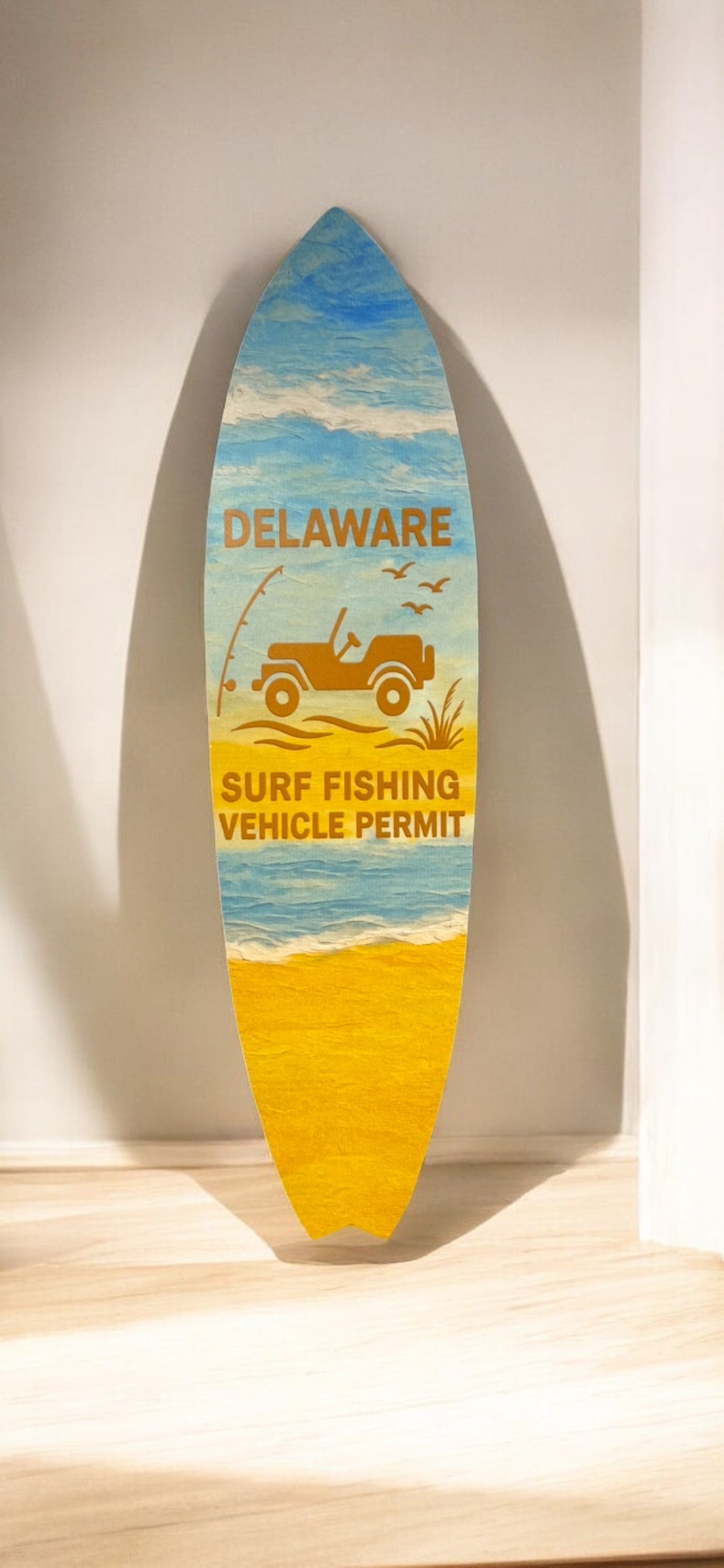 Delaware Surf Fishing Permit Surfboard - Surfboard Life