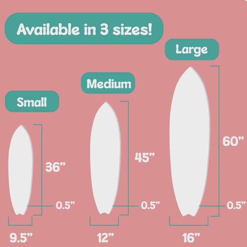 High Tides Good Vibes Surfboard Sign – Coastal Wall Decor with Sea Turtles, Palm Tree, Retro Beach House Art, Indoor Outdoor PVC, 3 - 5 Feet