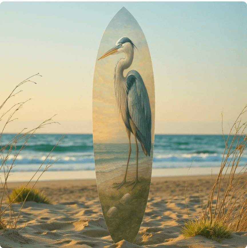 Egret Heron Surfboard - Surfboard Life