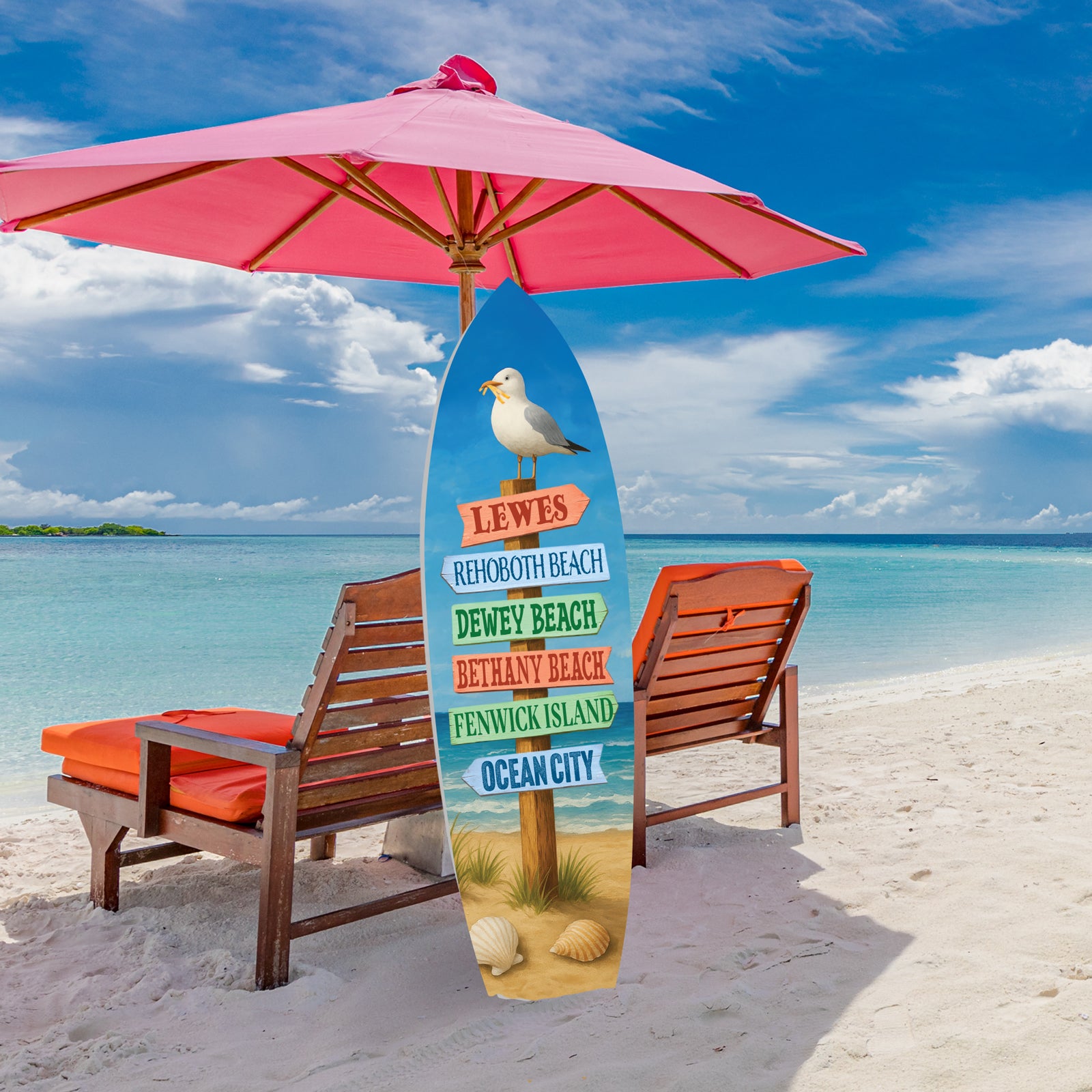 Delaware Beaches Surfboard Lewes, Rehoboth, Bethany, Dewey, Fenwick & Ocean City