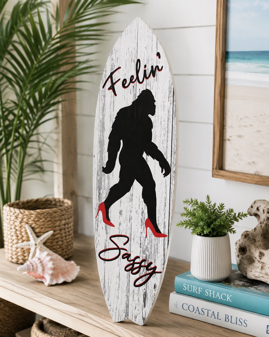 Bigfoot Surfboard Feelin' Sassy, Sasquatch
