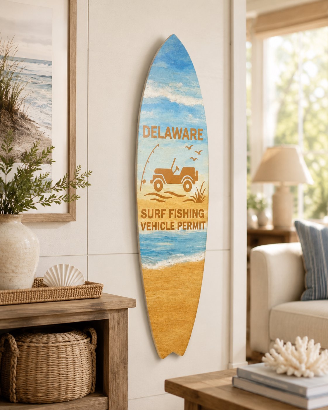 Delaware Surf Fishing Permit Surfboard