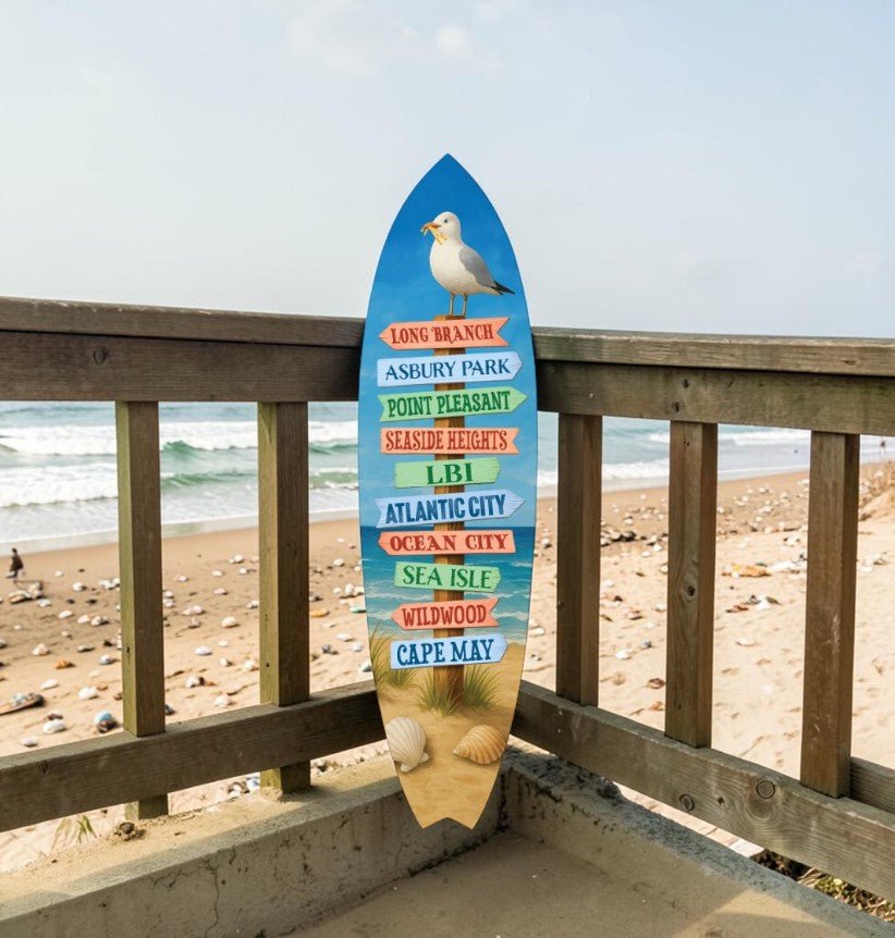 New Jersey Beaches Surfboard