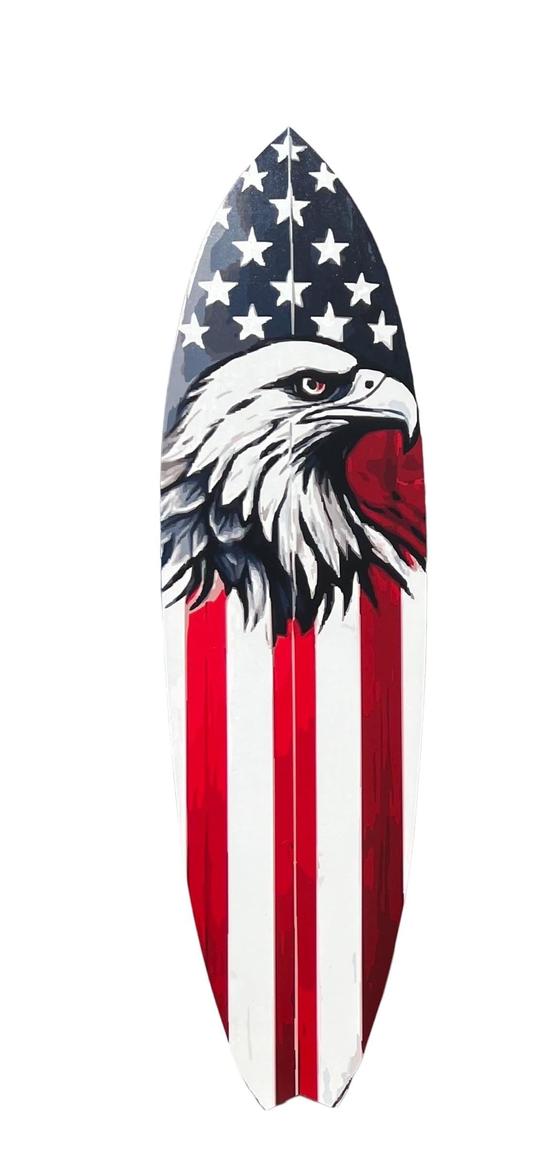 Outdoor Patriotic Americana Decorative Surfboard Sign