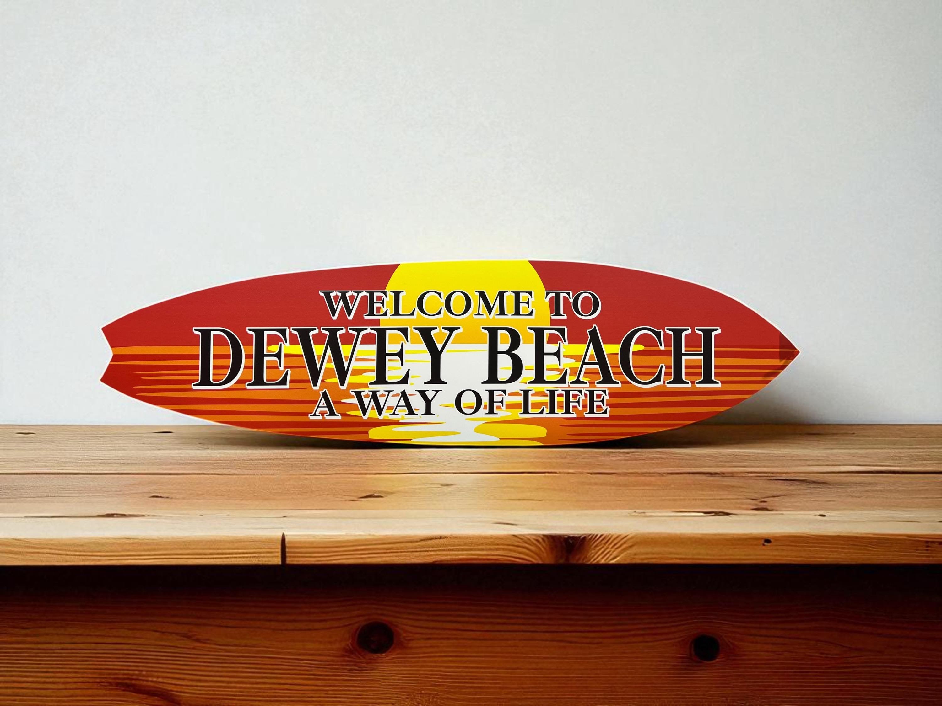 Dewey Beach Surfboard Sign