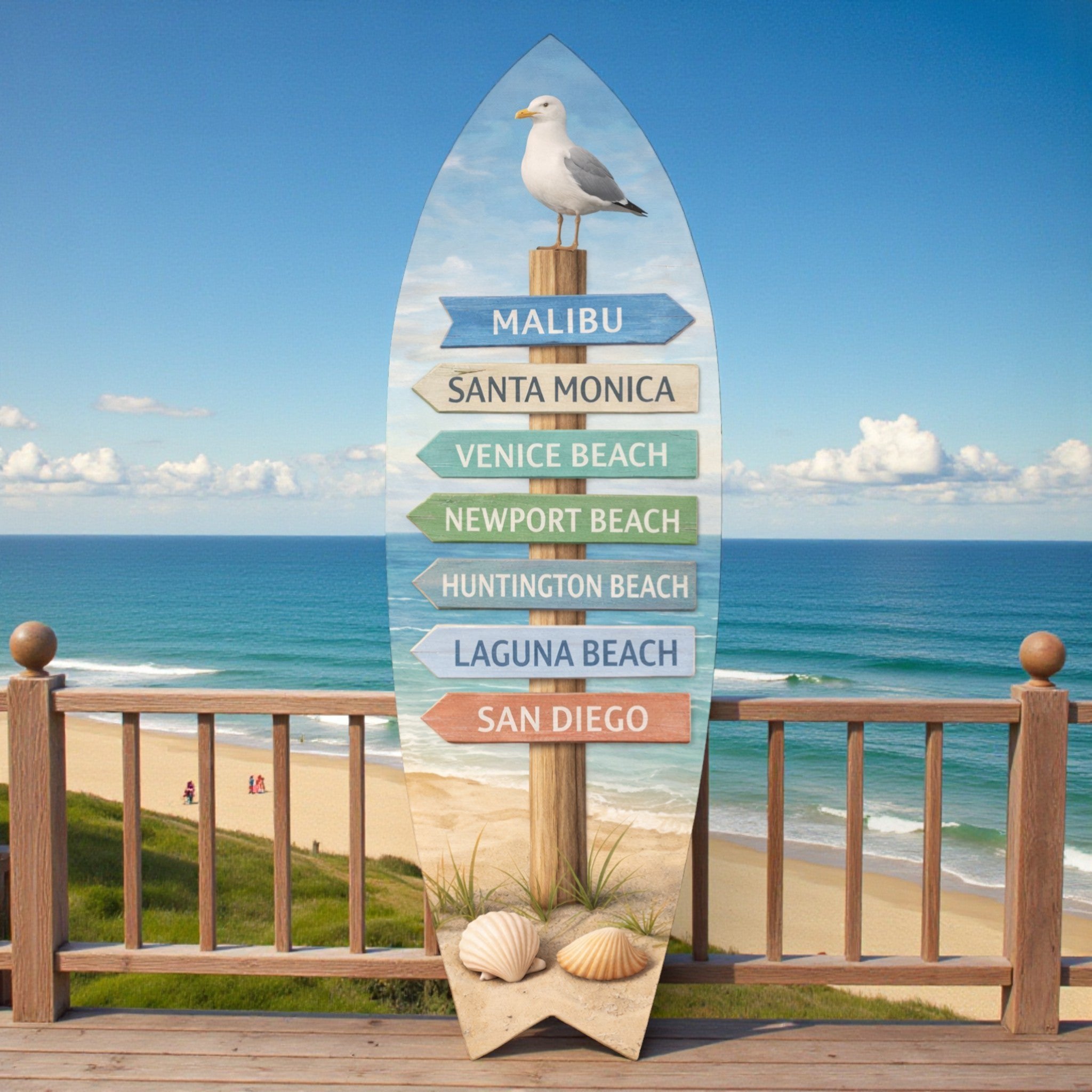 California Destination Malibu Surfboard