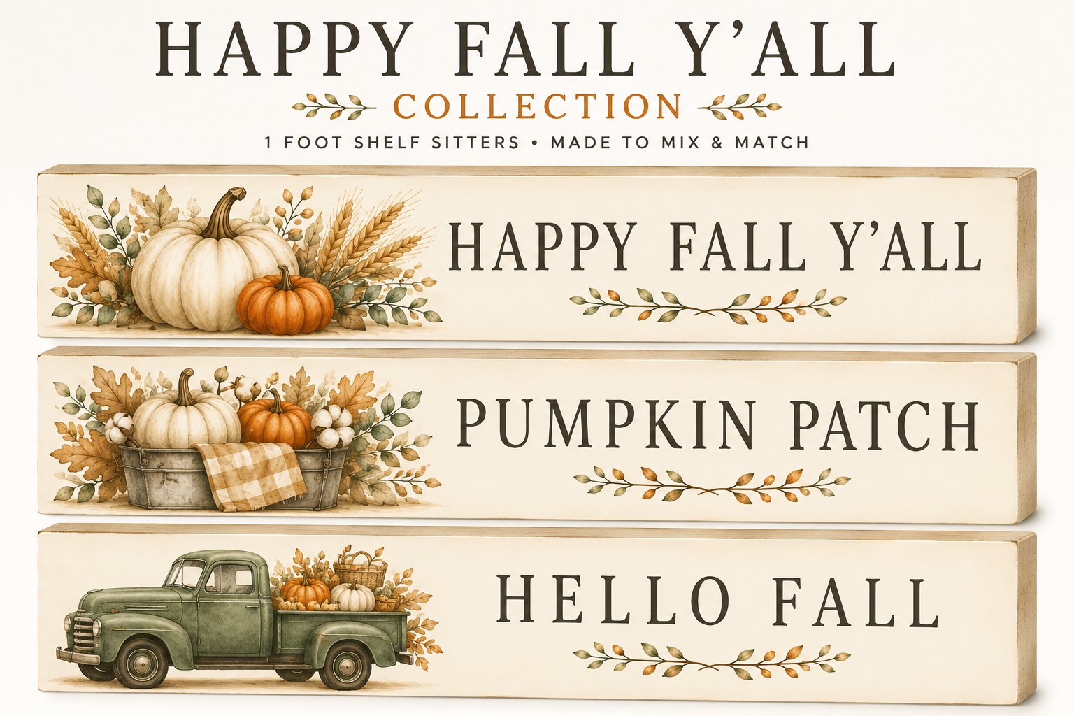 Fall Decor Accent - Pumpkin Patch
