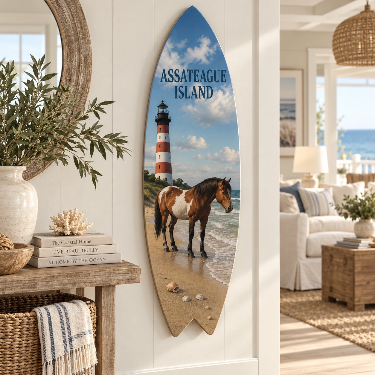 Assateague Island Surfboard Decor