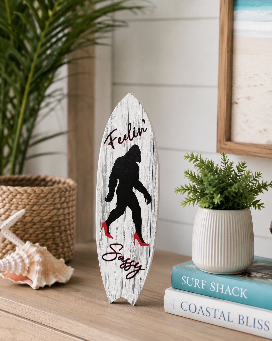 Bigfoot Surfboard Feelin' Sassy, Sasquatch