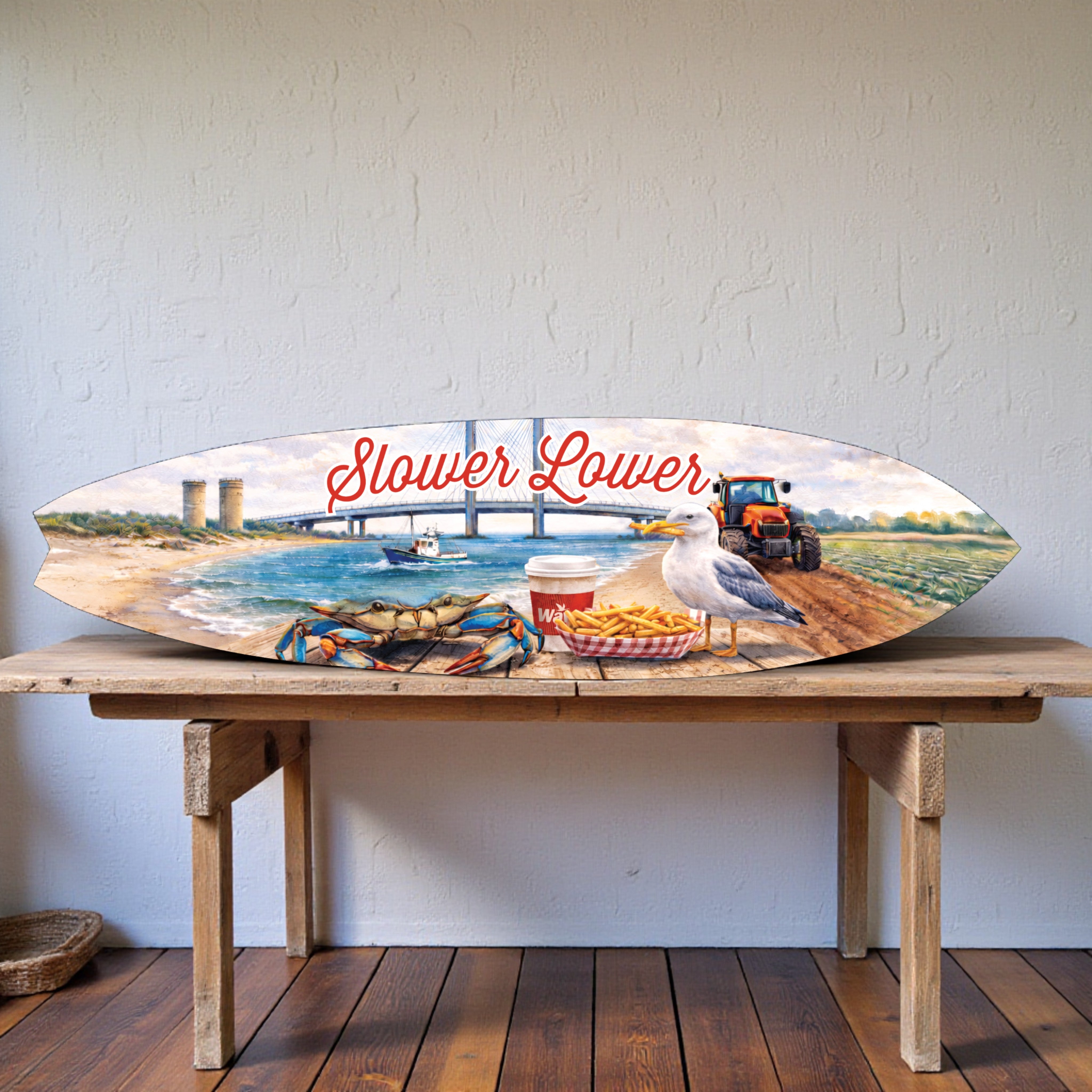 Slower Lower Delaware Surfboard