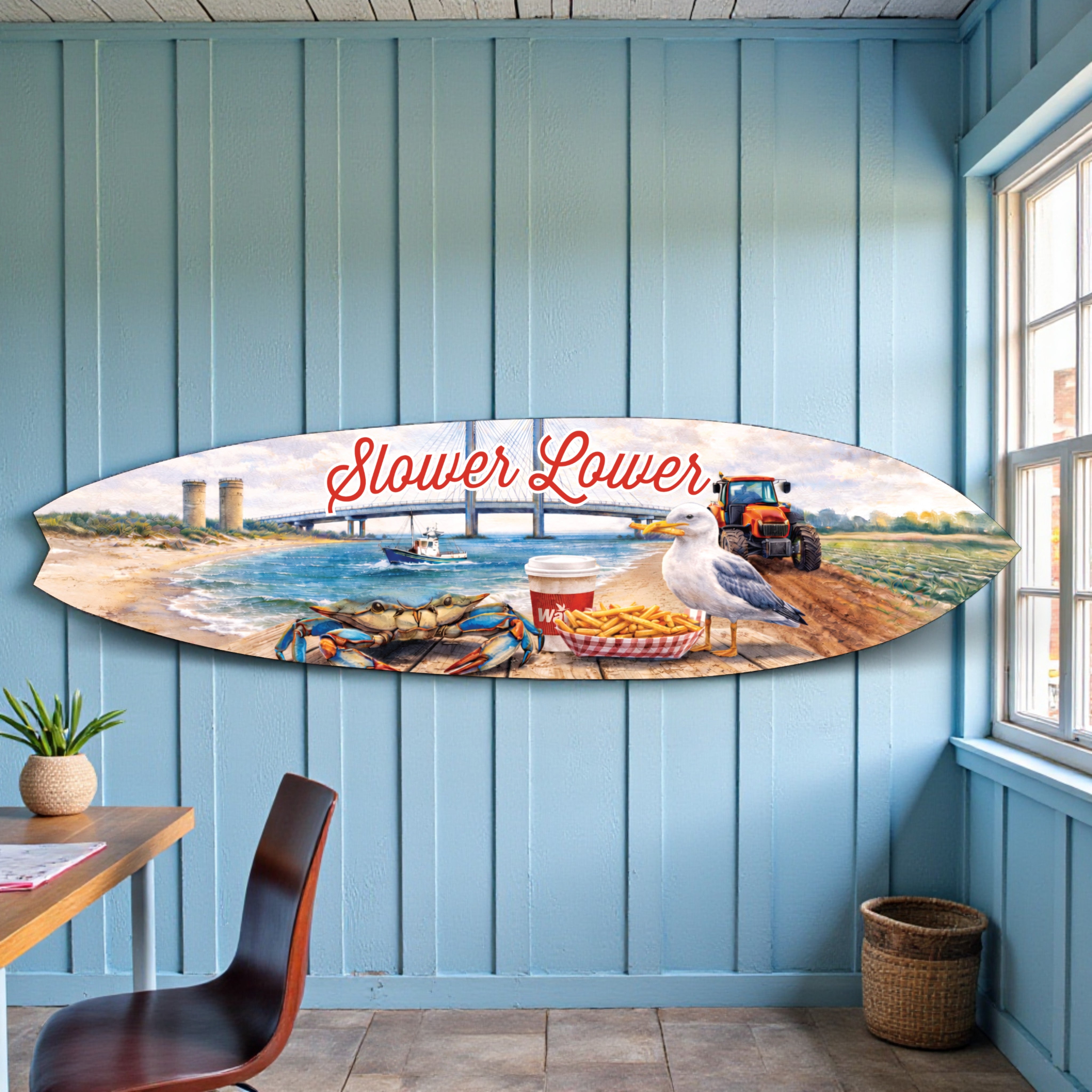 Slower Lower Delaware Surfboard