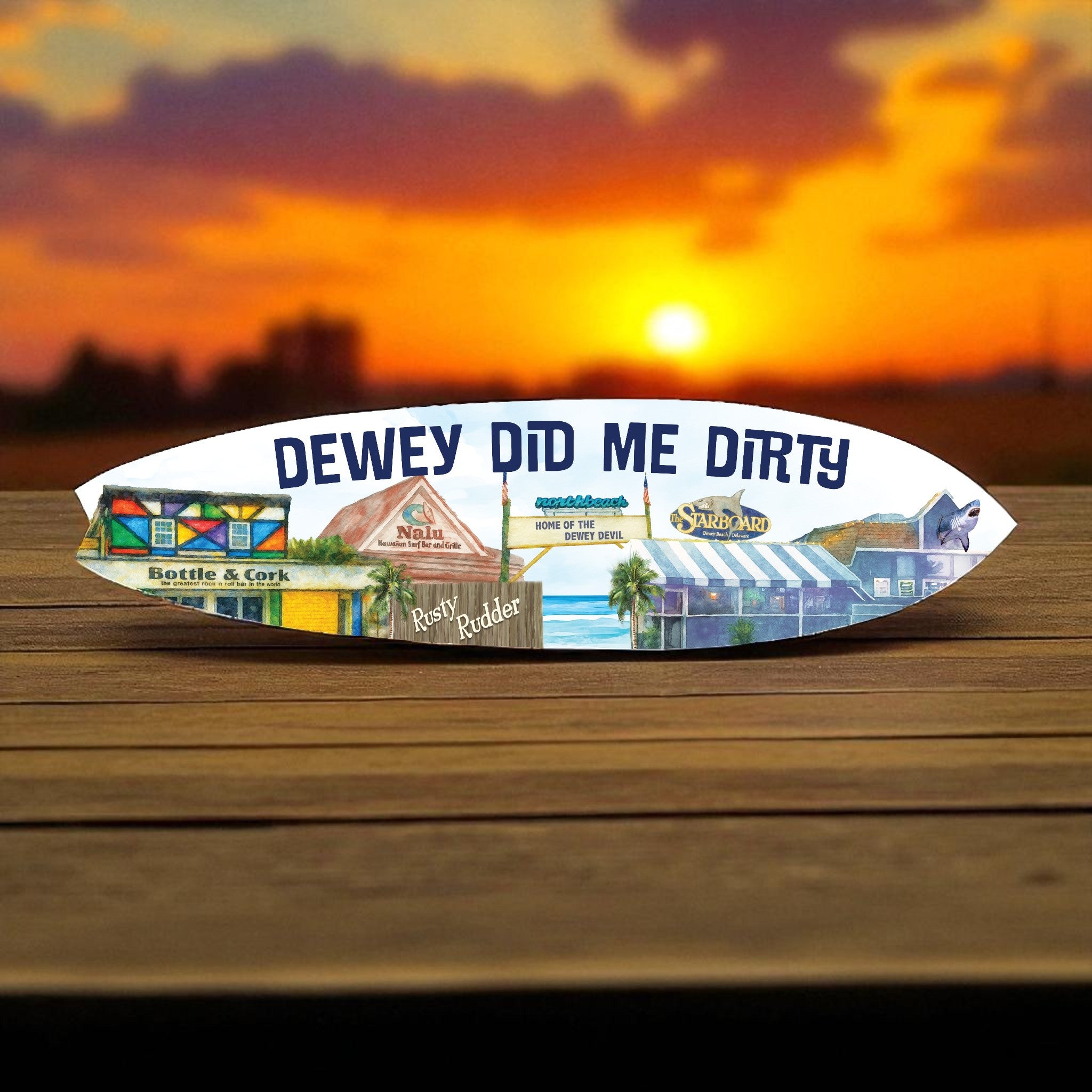 Dewey Beach Delaware Surfboard